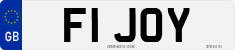 License plate of the United Kingdom, 1983 year system