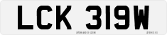License plate of the United Kingdom, 1963 year system