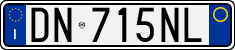 License plate of Italy, Cars (1994 year series)