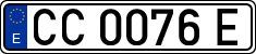 License plates of Spain, 1971 year series