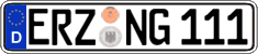 German license plate, Regular plates