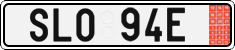 License plate of the Czech Republic, Export transit plates