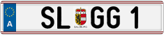License plate of Austria, Vanity Plates