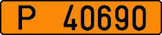 License plate Belarus, Foreign citizens and enterprises