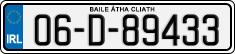 License plate of Ireland, Regular plates