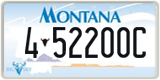 Montana, 1-12345A / 10-1234A