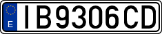 License plates of Spain, 1971 year series