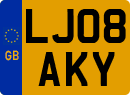 License plate of the United Kingdom, 2001 year system