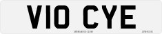 License plate of the United Kingdom, 1983 year system
