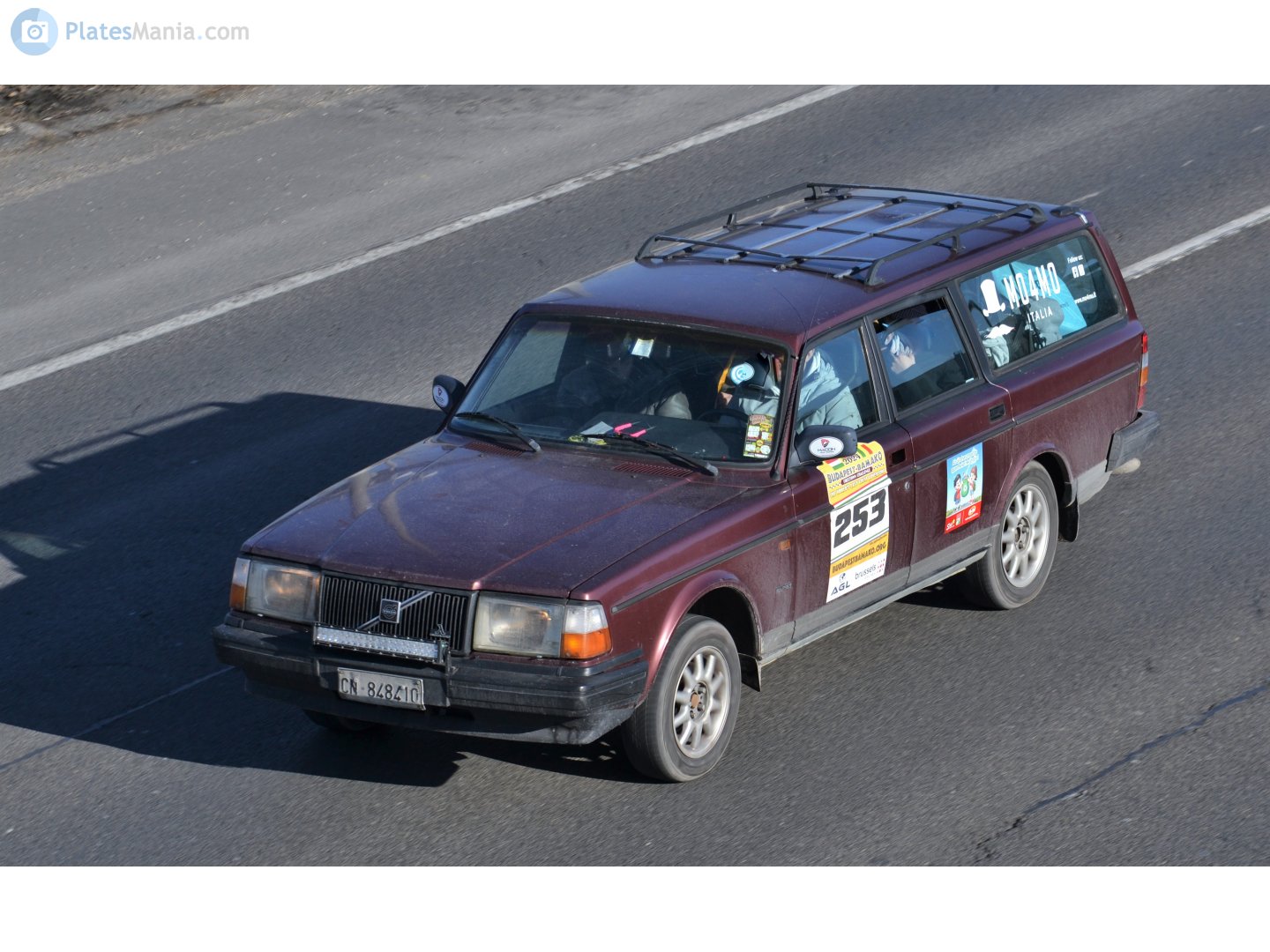 CN 848410, Volvo 240-Series 1st gen 5-door Wagon (245), facelift, 1978–1993
