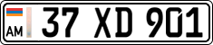 License plate of Armenia, Private owners