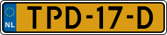 License plate of the Netherlands, Agricultural vehicles