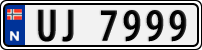 License plate of Norway, Trailers, motorcycles, special vehicles