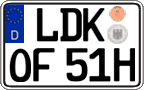 German license plate, Plates for oldtimers (type 