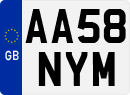 License plate of the United Kingdom, 2001 year system