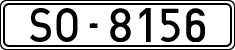 License plates of Spain, 1900 year series
