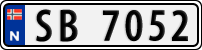 License plate of Norway, Trailers, motorcycles, special vehicles