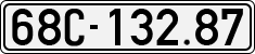 License plate of Vietnam, Cars