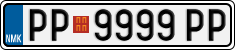 License plate of North Macedonia, Regular plates (2012)