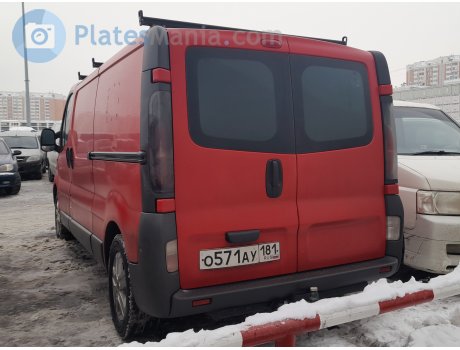 о571ау181, Opel Vivaro