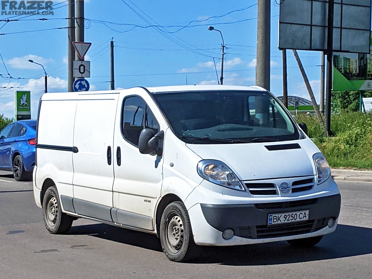 BK 9250 CA, Nissan Primastar 1st gen (X83), 2001–2014