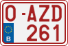 License plate of Belgium, Regular plates (2010)