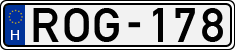 license plates of Hungary, Cars (1990)