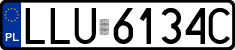 License plates of Poland, Regular car plates