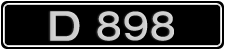 License plate of Iceland, Oldtimers