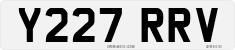 License plate of the United Kingdom, 1983 year system
