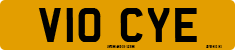 License plate of the United Kingdom, 1983 year system