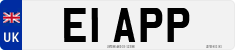 License plate of the United Kingdom, 1983 year system