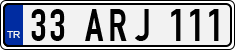 License plate of Turkey, Regular plates
