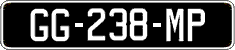 French license plate, SIV (oldtimers)