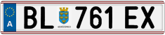 License plate of Austria, Regular plates