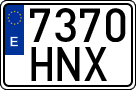 License plates of Spain, Ordinary (2000)
