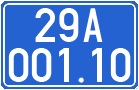 License plate of Vietnam, Government and public administrations