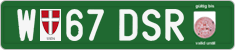 License plate of Austria, Export transit plates