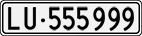 License plate of Switzerland, Cars