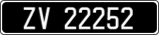 License plate of Ireland, Oldtimers
