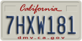 California, Passenger Car (1ABC234)