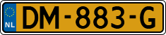 License plate of the Netherlands, Military