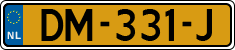 License plate of the Netherlands, Military