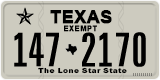 Texas, Exempt (123-4567)