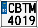 License plate of Bulgaria, Cars