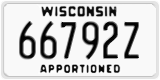 Wisconsin, Apportioned (12345A)