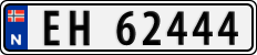 License plate of Norway, Cars