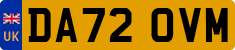License plate of the United Kingdom, 2001 year system