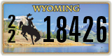 Wyoming, 1(2) 1234X