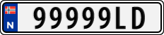 License plate of Norway, Vanity Plates